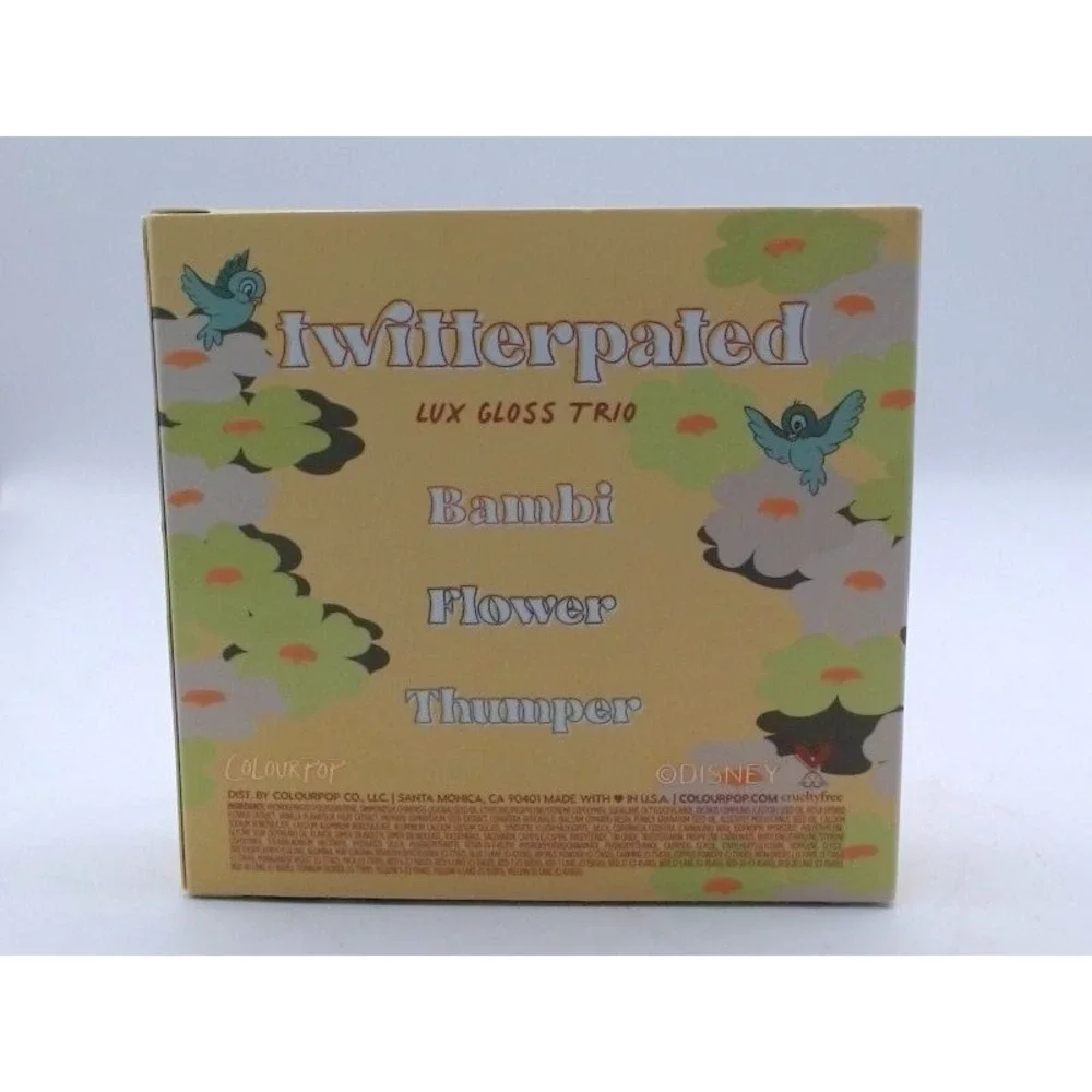 Colour Pop - Disney, Bambi Twitterpated, Lux Gloss Trio, BRAND NEW IN BOX